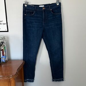 LOFT Midnight Blue Cropped Jeans